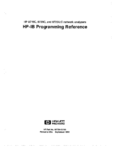 Agilent HP 8719C 252C 20C 252C 22A 252C 22C HP-IB Programming  Agilent HP 8719C_252C 20C_252C 22A_252C 22C HP-IB Programming.pdf