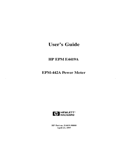 Agilent HP E4419A-epm442A  Agilent HP E4419A-epm442A.pdf