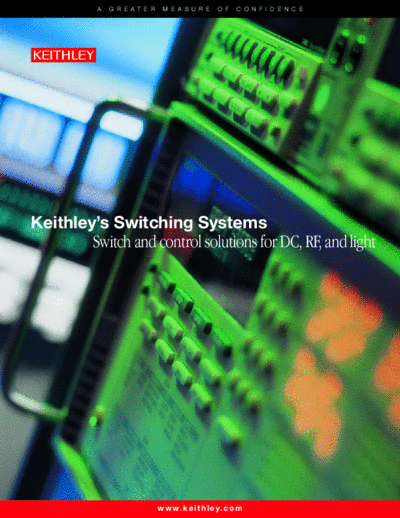 Keithley 6190-3,2  Keithley 2001M CDROM Digital Multimeters - Data Acquisition - Switch Systems Product Information CD_Content pdfs data_sheets 6190-3,2.pdf