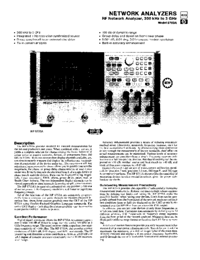 Agilent HP 8753A Short-form  Agilent 8753A HP_8753A_Short-form.pdf