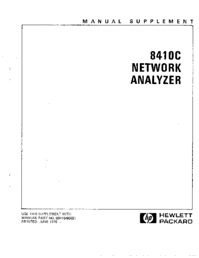 Agilent HP 8410C Manual Supplement  Agilent HP 8410S HP 8410C Manual Supplement.pdf