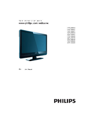 Philips 42pfl3604 12 dfu eng  Philips LCD TV  (and TPV schematics) 32PFL3404, 32PFL3404, 42PFL3604, 42PFL3604 Chassis TCM3.1L LA 42pfl3604_12_dfu_eng.pdf