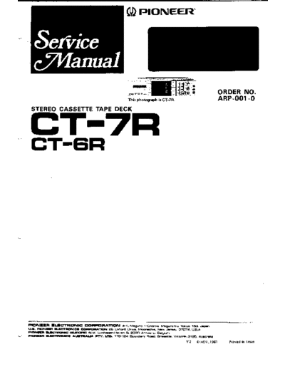 Pioneer ct-7r ct-6r  Pioneer Audio pioneer_ct-7r_ct-6r.pdf