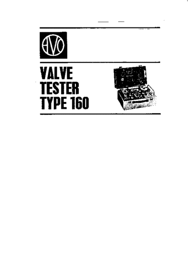 AVO ct160 valve tester sm  . Rare and Ancient Equipment AVO CT160 avo_ct160_valve_tester_sm.zip