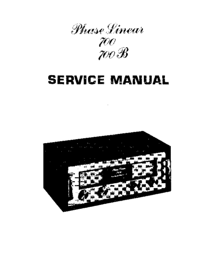 PHASE LINEAR Phase-Linear-700-700B-Service-Manual  . Rare and Ancient Equipment PHASE LINEAR Audio Phase-Linear-700-700B-Service-Manual.pdf