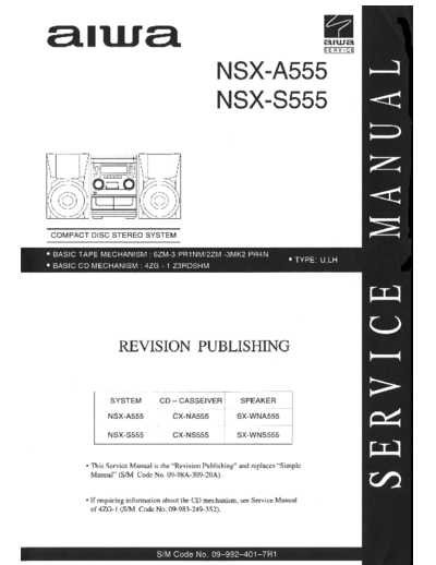 AIWA NSX-A555 NSX-S555.part6  AIWA Audio NSX-A555_NSX-S555 NSX-A555_NSX-S555.part6.rar