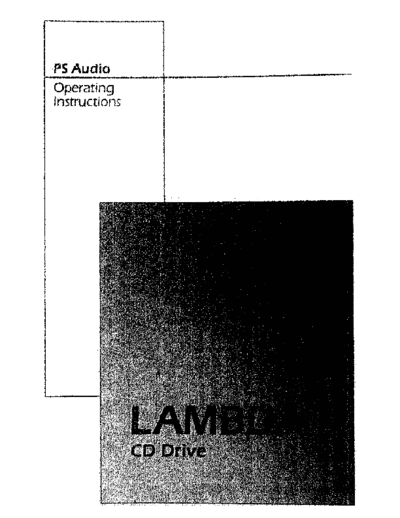 PS AUDIO hfe   lambda en  . Rare and Ancient Equipment PS AUDIO Lambda hfe_ps_audio_lambda_en.pdf