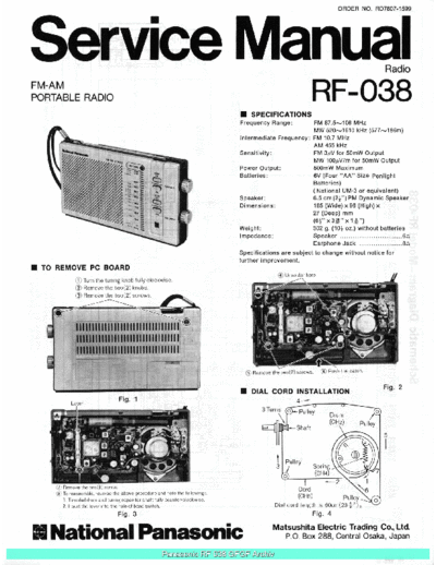 panasonic Panasonic RF038 sch  panasonic Audio RF-038 Panasonic_RF038_sch.pdf
