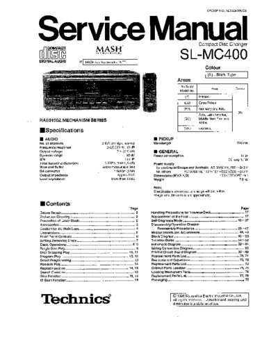 panasonic 4242 - manual de servicio  panasonic Audio SL-MC400 4242 - manual de servicio.pdf
