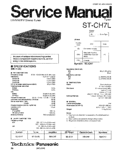 panasonic 5718 - manual de servicio  panasonic Audio ST-CH7L 5718 - manual de servicio.pdf