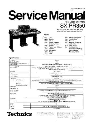 panasonic 6293 - manual de servicio  panasonic Audio SX-PR350 6293 - manual de servicio.pdf