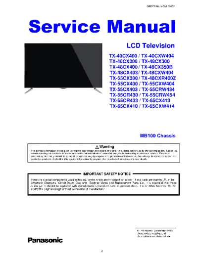 panasonic MQM150601 MB100 V4  panasonic LCD TX-40CX300 MQM150601_MB100_V4.pdf