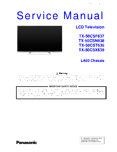 panasonic PCZ1502006CE  panasonic LCD TX-50CST636 PCZ1502006CE.pdf
