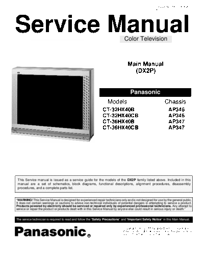 panasonic CT-32HX40B  panasonic TV CT-32HX40, CT-36HX40 CT-32HX40B.zip