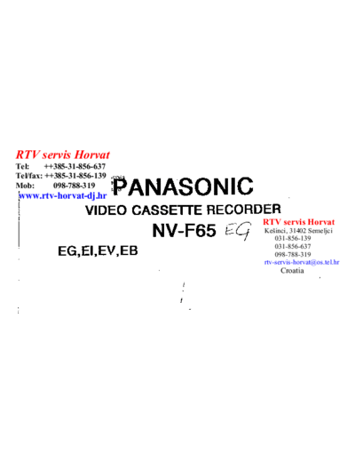 panasonic panasonic nvf65 270  panasonic Video NV-F65EE panasonic_nvf65_270.pdf