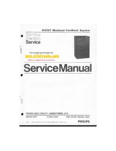 Philips Service Manual 22AH567  Philips Audio 22AH567 Service_Manual_22AH567.pdf