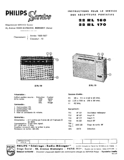 Philips 22 rl 160  Philips Audio 22RL160-170 22 rl 160.pdf