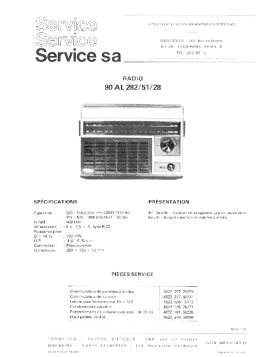 Philips 90 al 282  Philips Audio 90AL282 90 al 282.pdf