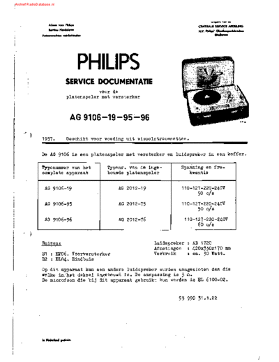 Philips AG9106  Philips Audio AG9106 AG9106.pdf