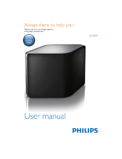 Philips hfe   aw3000 en  Philips Audio AW3000 hfe_philips_aw3000_en.pdf