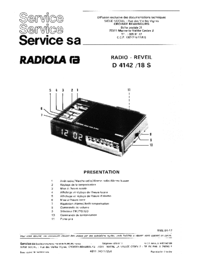 Philips d 4142  Philips Audio D4142 d 4142.pdf