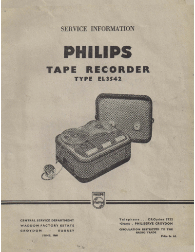 Philips hfe philips el3542 service en  Philips Audio EL3542 hfe_philips_el3542_service_en.pdf