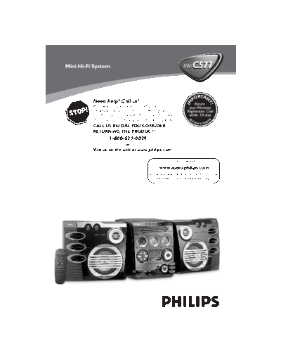 Philips FWC577  Philips Audio FW-C577 FWC577.pdf