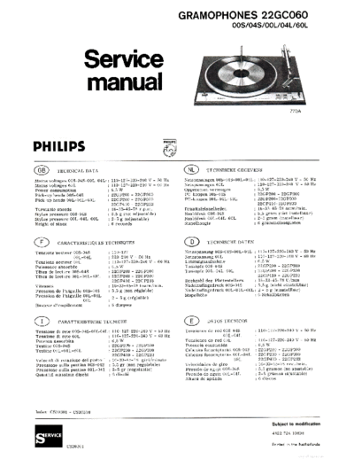 Philips ve   gc 060 service en de fr es nl it  Philips Audio GC 060 ve_philips_gc_060_service_en_de_fr_es_nl_it.pdf