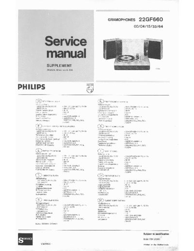 Philips ve philips gf 660 service supp en  Philips Audio GF 660 ve_philips_gf_660_service_supp_en.pdf