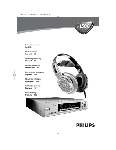 Philips sbchp1500 17 dfu eng  Philips Audio HP1500 sbchp1500_17_dfu_eng.pdf