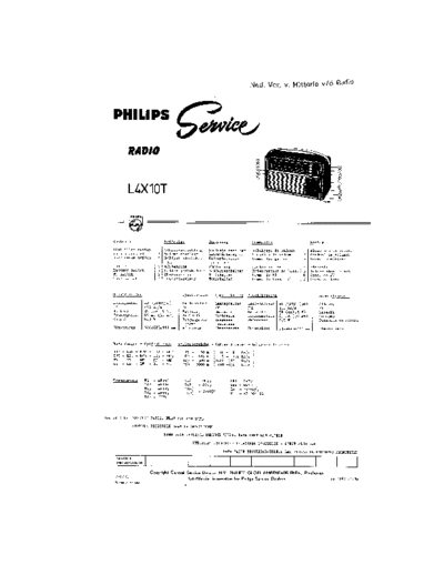 Philips Philips L4X10T  Philips Audio L4X10T Philips_L4X10T.pdf