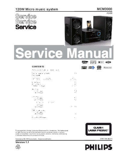 Philips service  Philips Audio MCM3000 service.pdf
