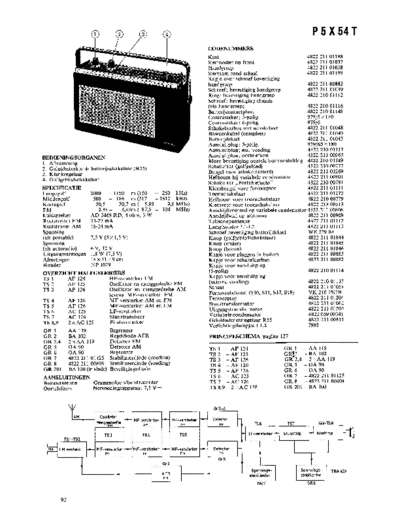 Philips p5x 54 t  Philips Audio P5X54T p5x 54 t.pdf