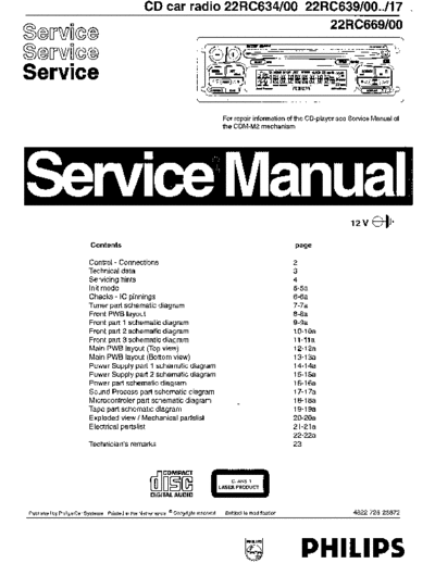 Philips -22-RC-669-Service-Manual  Philips Car Audio 22RC669 Philips-22-RC-669-Service-Manual.pdf