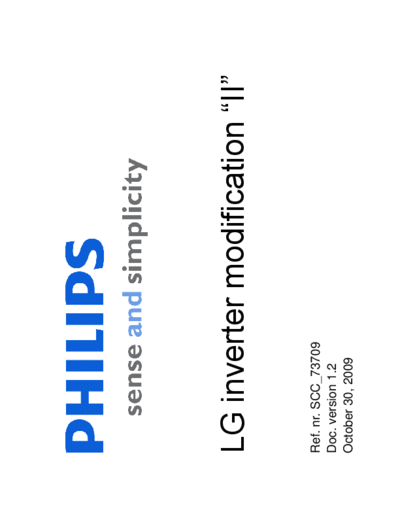 Philips Philips-inverter-modification  Philips LCD TV  (and TPV schematics) Inverter Modification Philips-inverter-modification.pdf