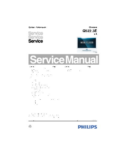 Philips philips q522.3ela 312278518300  Philips LCD TV  (and TPV schematics) Q522.3E la philips_q522.3ela_312278518300.pdf