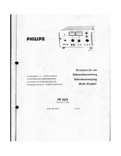 Philips pe1531 0..140..270..400..500v 0..300ma 14xtubes,4xel34 stabilised dc power supply 9499-160-06077 nov  Philips Meetapp PE1531 philips_pe1531_0..140..270..400..500v_0..300ma_14xtubes,4xel34_stabilised_dc_power_supply_9499-160-06077_nov._1969sm.pdf