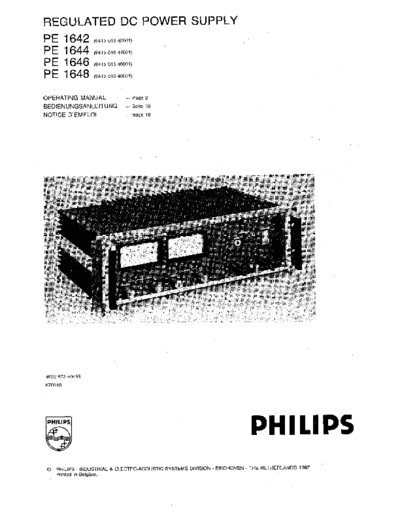 Philips pe-1642 1644 1646 1648 0-20-40-75-150v,0-20-10-6-3a 400w bench psu 1987 sm  Philips Meetapp PE1642 1644 1646 1648 philips_pe-1642_1644_1646_1648_0-20-40-75-150v,0-20-10-6-3a_400w_bench_psu_1987_sm.pdf