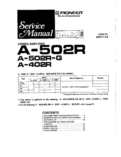 Pioneer hfe pioneer a-402r 502r service  Pioneer Audio A-502R hfe_pioneer_a-402r_502r_service.pdf