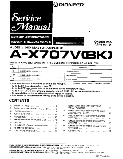 Pioneer hfe   a-x707v service arp1161-0 en  Pioneer Audio A-X707V hfe_pioneer_a-x707v_service_arp1161-0_en.pdf