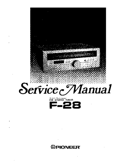 Pioneer hfe pioneer f-28 service en  Pioneer Audio F-28 hfe_pioneer_f-28_service_en.pdf