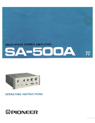 Pioneer hfe   sa-500a en  Pioneer Audio SA-500A hfe_pioneer_sa-500a_en.pdf
