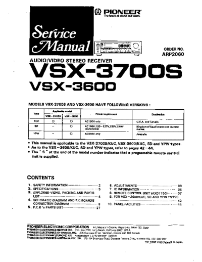 Pioneer hfe   vsx-3600 3700s service arp2060 en  Pioneer Audio VSX-3600-3700 hfe_pioneer_vsx-3600_3700s_service_arp2060_en.pdf