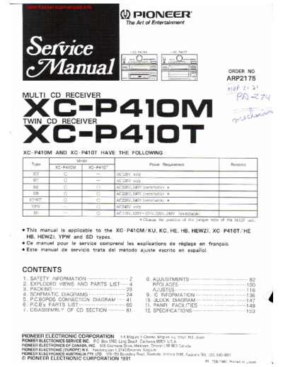 Pioneer xc-p410m  Pioneer Audio XC-P410M xc-p410m.pdf