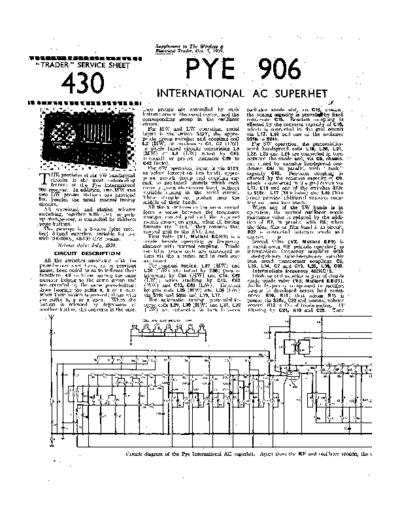 PYE (GB) Pye 906  . Rare and Ancient Equipment PYE (GB) Pye_906.pdf