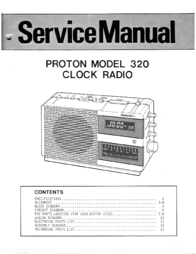 PROTON hfe   320 service en  . Rare and Ancient Equipment PROTON Audio 320 hfe_proton_320_service_en.pdf
