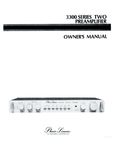 PHASE LINEAR hfe   3300 series two en  . Rare and Ancient Equipment PHASE LINEAR Audio 3300 Series Two hfe_phase_linear_3300_series_two_en.pdf