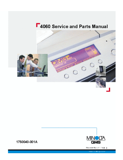 Konica Minolta Konica Minolta QMS 4060 Service Manual  Konica Minolta Konica Minolta QMS 4060 Service Manual.pdf
