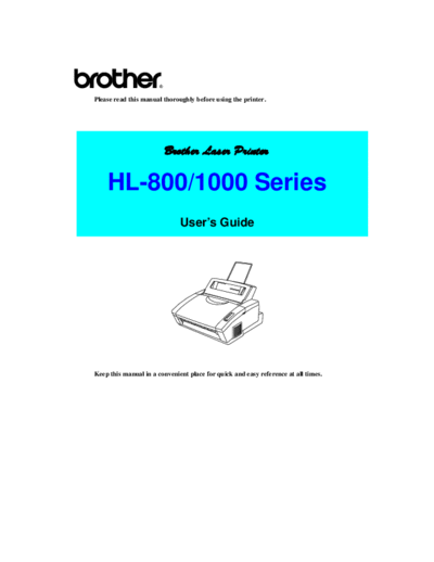 Brother HL1040 HL1050 Manual  Brother Brother HL1040_HL1050 Manual.pdf
