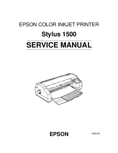 epson Epson Stylus 1500 Service Manual  epson printer Epson Stylus 1500 Service Manual.pdf